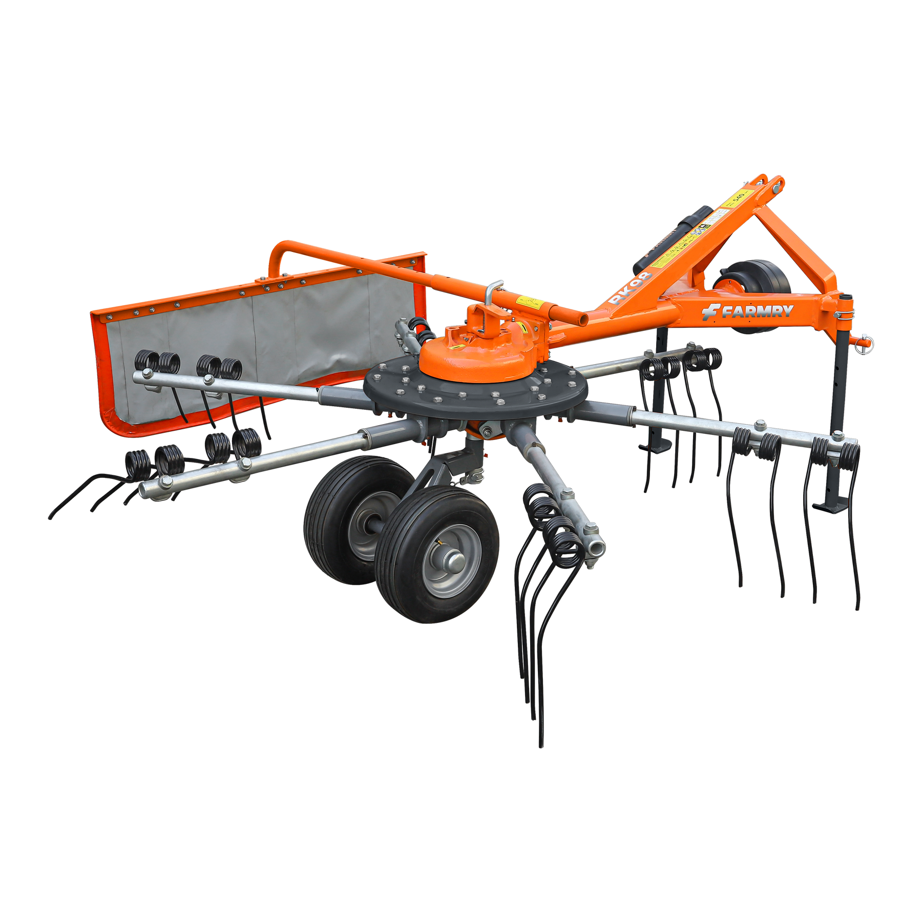 RK98 Hay Rake for 18–25 HP Tractors | CAT I 3-Point Hitch, 98” Width