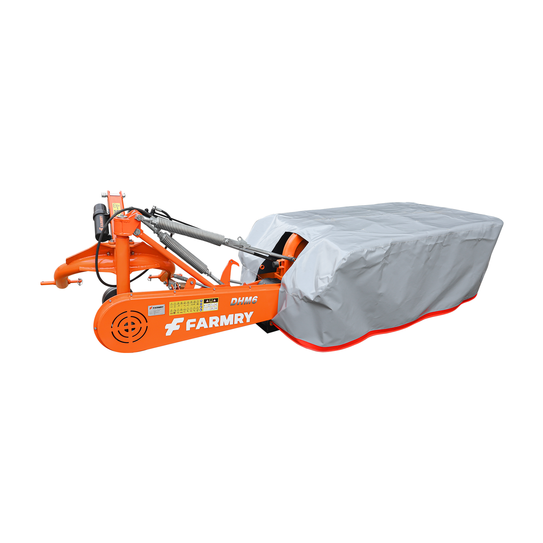3 Point 65" Disc Mower, 4 discs, PTO Powered 35–80HP Hay Cutter for Category 1 & 2 Tractors, DHM6