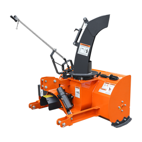 48” 3 Point Hitch Snow Blower for 15-35HP Tractor, CAT 1, 20” Impeller diameter, Manual 360 ° Snow Chute, Snow Shovel for JAM Clearance and PTO Shaft with Cluth included, TSB48