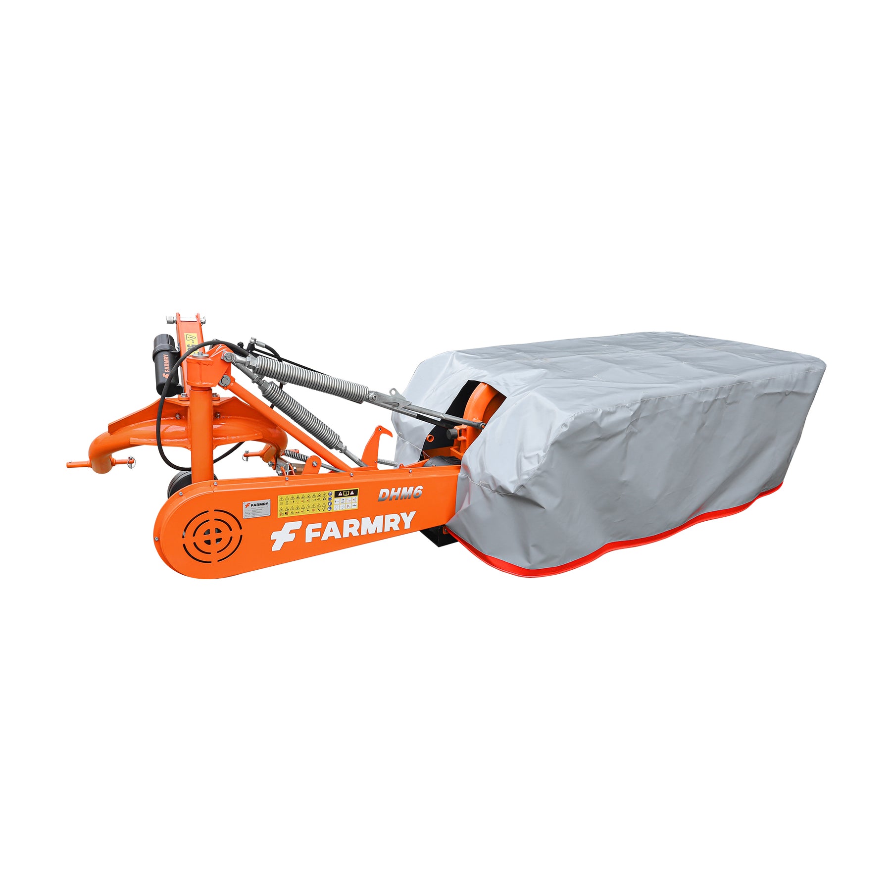 3 Point 65" Disc Mower, 4 discs, PTO Powered 35–80HP Hay Cutter for Category 1 & 2 Tractors, DHM6