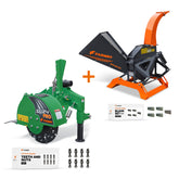 5" PTO Wood Chipper + PRO Stump Grinder Bundle for 15–45 HP Tractors | WCAP130 + SG24 Pro Combo