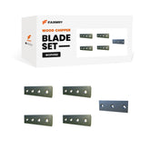 (4 moving blades+1 fixed blade) WCPH150 Wood Chipper Blade Set