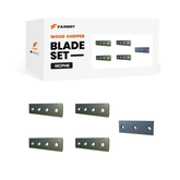 (4 moving blades+1 fixed blade) WCPH6 Wood Chipper Blade Set