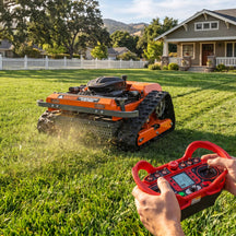 Remote Control Track Mower | Safe & Powerful Mowing on Slopes | Farmry
