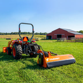 3 Point 50" Hydraulic Offset Flail Ditch Bank Mower for Category 1 Tractors, 25-45HP, VLF50