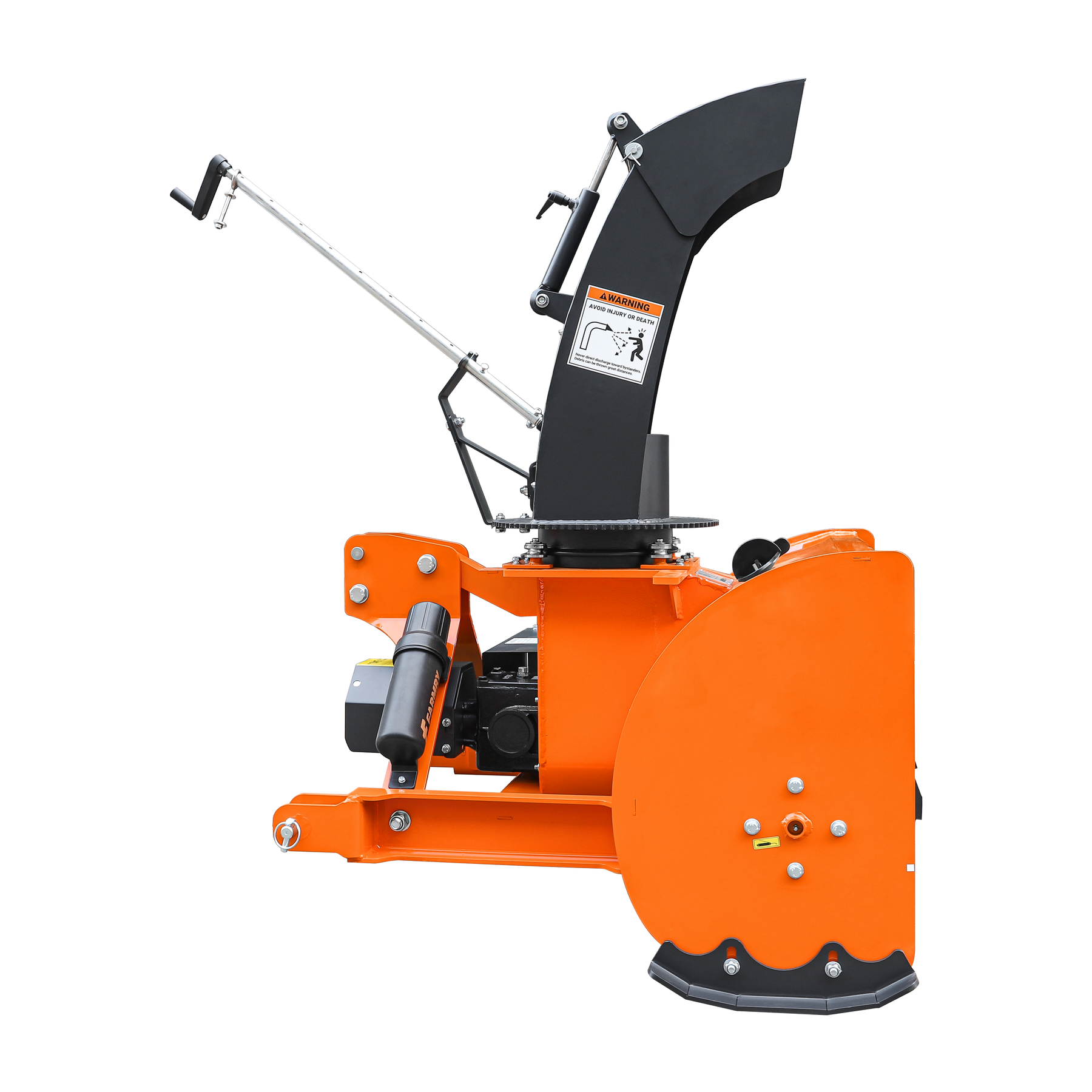 48" 3-Point Hitch Snow Blower for 15-35HP Tractor, CAT 1, 20" Impeller Diameter, Manual 360° Snow Chute, Snow Shovel for JAM Clearance and PTO Shaft with Clutch Included, TSB48