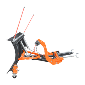 SP84 84" Truck/SUV Front Mount Snow Pusher, Left and Right Angle, 2" Mount Receiver, Wireless Winch Control