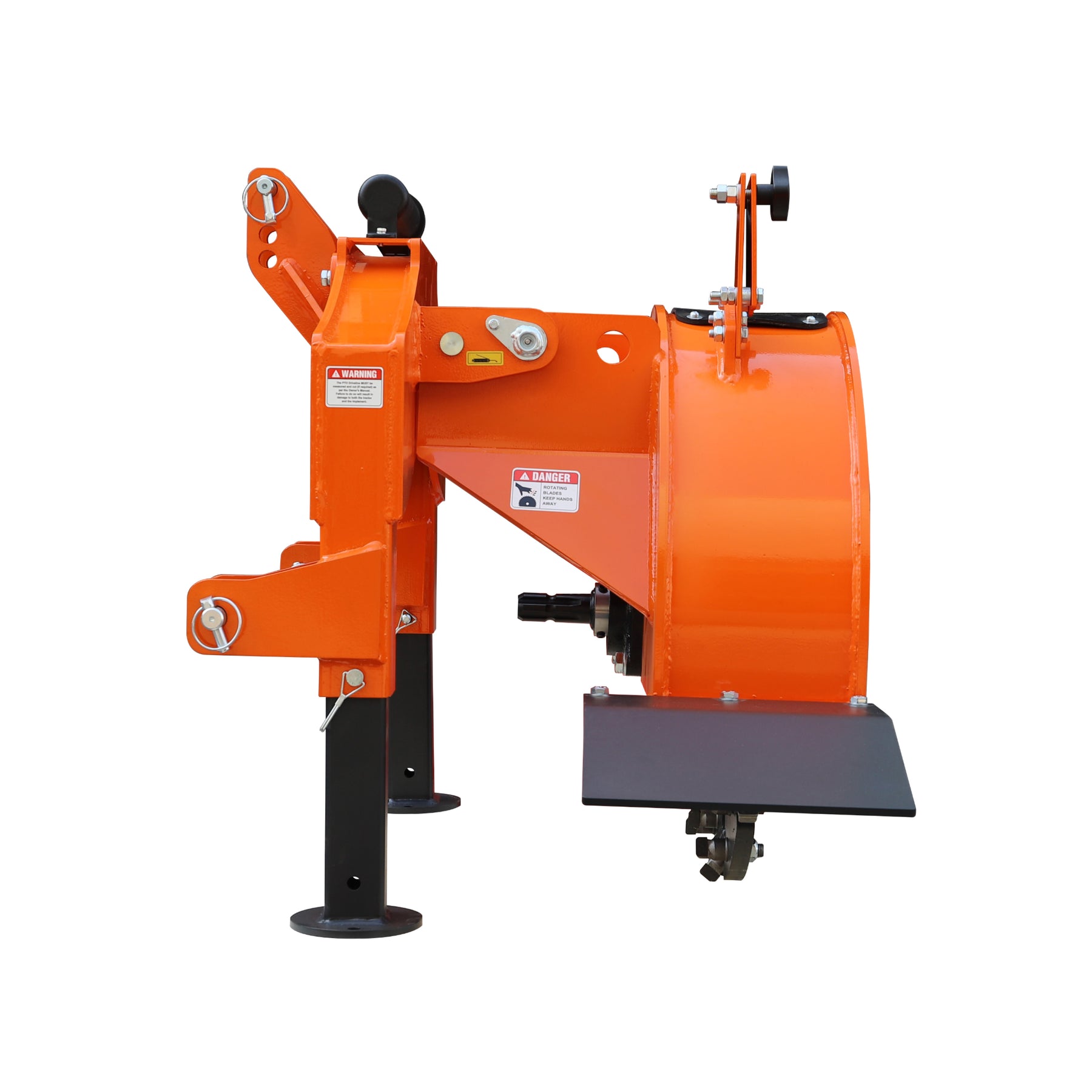 3-Point PTO Stump Grinder, 34 Carbide Teeth, for 15-45HP Tractors, PTO Shaft Included with Slip Clutch, SG24 - Farmry
