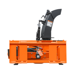 60” Skid Steer Snow Blower, 30-75 HP, REQ.Hydraulic Flow 16 -21GPM , 22” Diameter Impeller,  Manual 360 °Snow Chute,  Snow Shovel for JAM Clearance included, SSB60