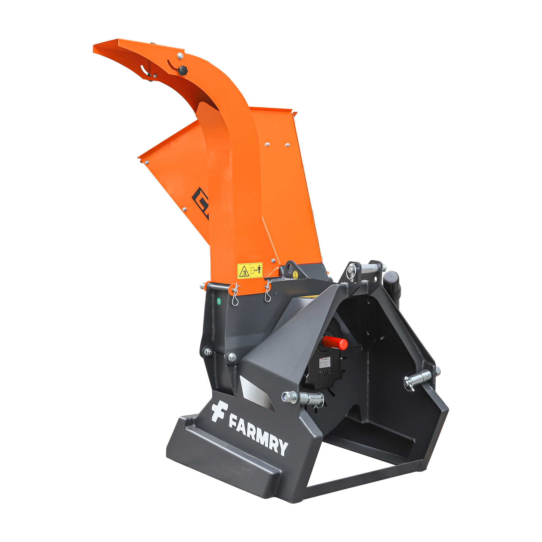 FARMRY PTO Wood Chipper for Tractors | Durable 3-Point Hitch Brush Shredder Model CP85