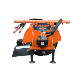 24 inch Stump Grinder for Skid Steer Loader,18 to 23GPM, SSG24(Orange)