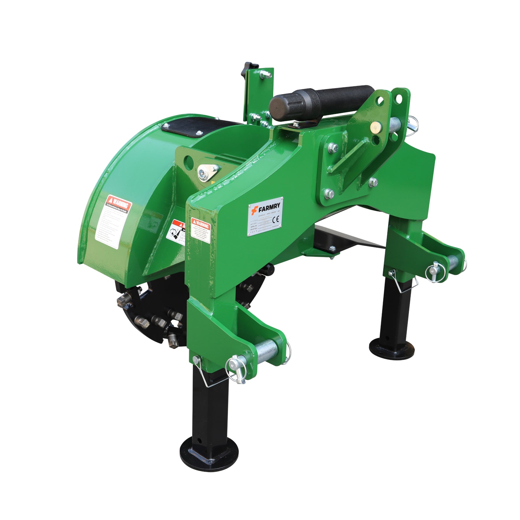 3-Point PTO Stump Grinder, 34 Carbide Teeth, for 15-45HP Tractors, PTO Shaft Included with Slip Clutch, SG24 - Farmry