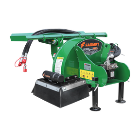 24 inch Skid Steer Loader Stump Grinder with Flexible Coupling and 3 Time Indexing Carbide Teeth, 18 to 23GPM, SSG24PRO(Green)