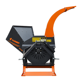 5" PTO Wood Chipper + PRO Stump Grinder Bundle for 15–45 HP Tractors | WCAP130 + SG24 Pro Orange Combo