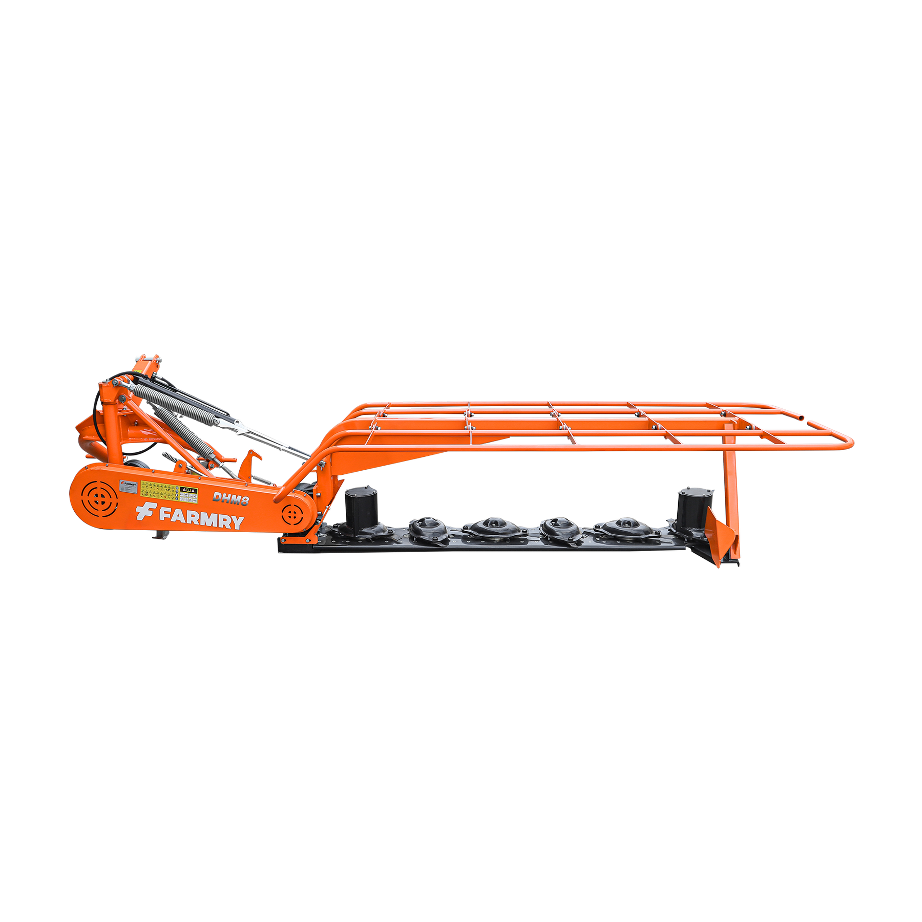 3 Point 95" Disc Mower,6 discs, PTO Powered 35–80HP Hay Cutter for Category 1 & 2 Tractors, DHM8