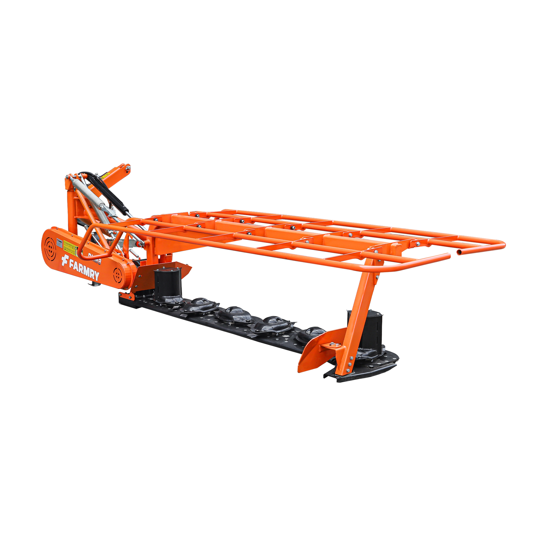 3 Point 95" Disc Mower,6 discs, PTO Powered 35–80HP Hay Cutter for Category 1 & 2 Tractors, DHM8
