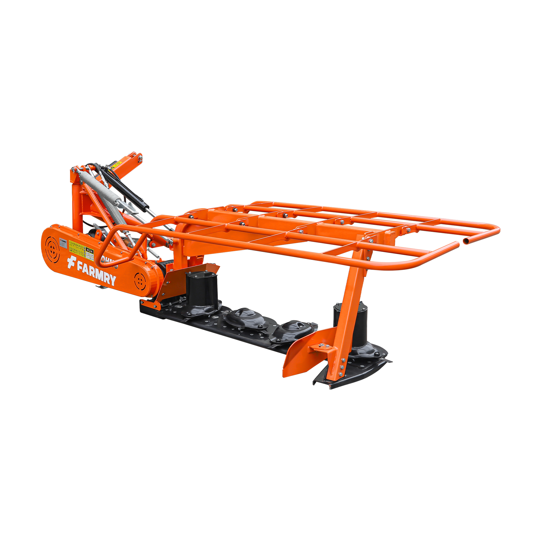 3 Point 65" Disc Mower, 4 discs, PTO Powered 35–80HP Hay Cutter for Category 1 & 2 Tractors, DHM6