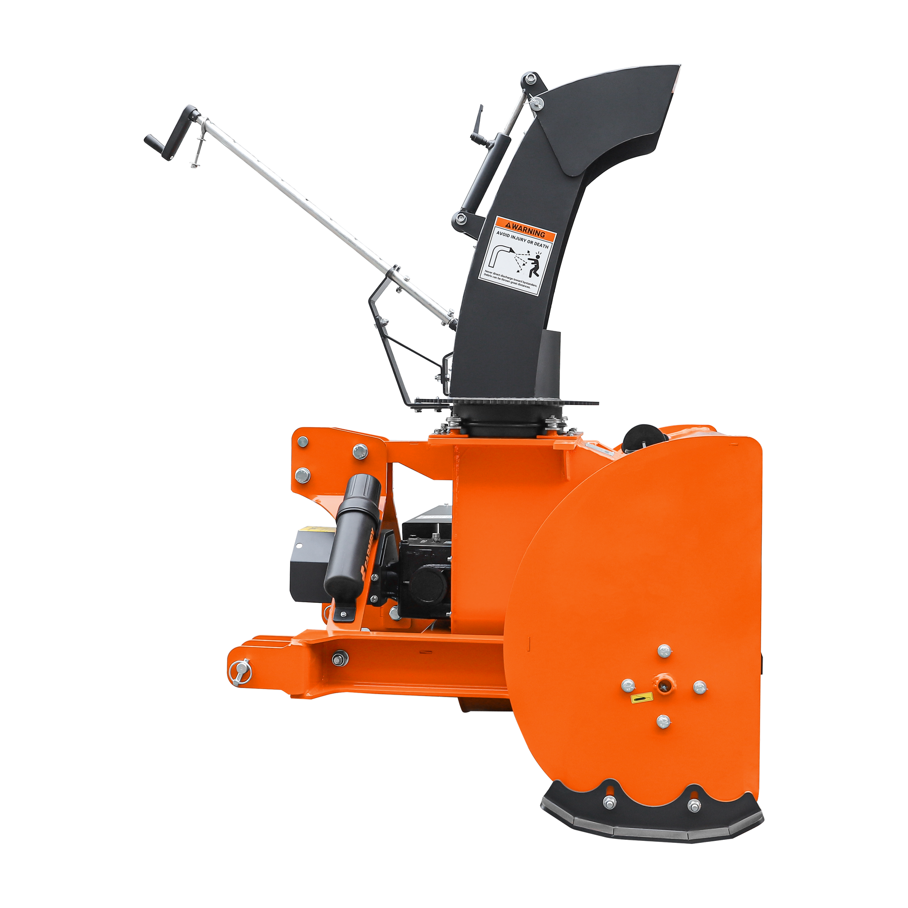 60" 3-Point Hitch Snow Blower for 18-45HP Tractor, CAT 1 & 2, 22" Impeller Diameter, Manual 360° Snow Chute, Snow Shovel for JAM Clearance and PTO Shaft with Clutch Included, TSB60