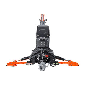 9 '2 " Tractor  Backhoe with Curved Boom, 18" Bucket, Hydraulic Grapple Thumb, Self-Contained Gear Pump&Hydraulic Reservoir included, for 45-120 HP, Cat 2 Hookup, BH920