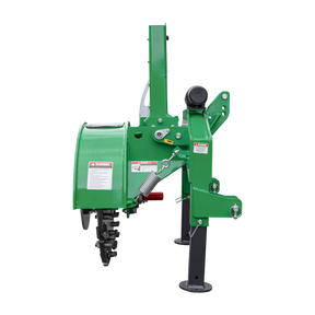 5” PTO Wood Chipper + SG24Pro Stump Grinder Combo for 15–45 HP Tractors (CP85 + SG24Pro green)
