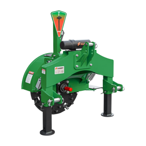 5” PTO Wood Chipper + SG24Pro Stump Grinder Combo for 15–45 HP Tractors (CP85 + SG24Pro green)