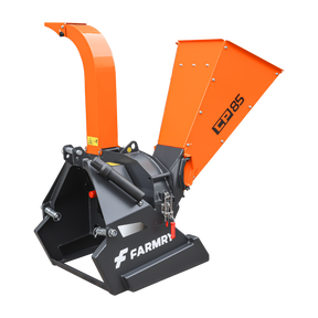 5” PTO Wood Chipper + SG24Pro Stump Grinder Combo for 15–45 HP Tractors (CP85 + SG24Pro orange)