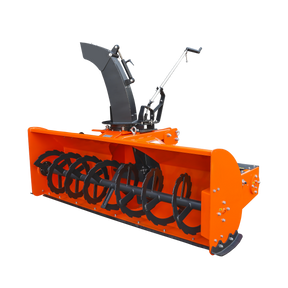 84" 3 Point Hitch Snow Blower for 30-100HP Tractor, CAT 1&2, 24” Impeller diameter, Manual 360 ° Snow Chute, Snow Shovel for JAM Clearance and PTO Shaft with Cluth included, TSB84
