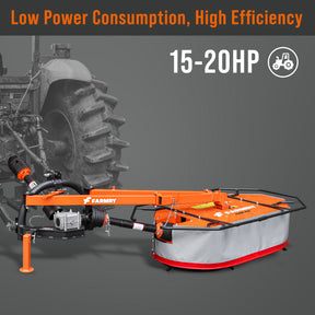 42" Cutting Width, Drum Mower for Tractor, DM42