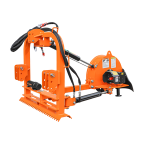 24 inch Hydraulic Stump Grinder with 56ps Carbide Teeth for Tractor From 25hp To 60hp, Premium Driveline with Included, HSG24