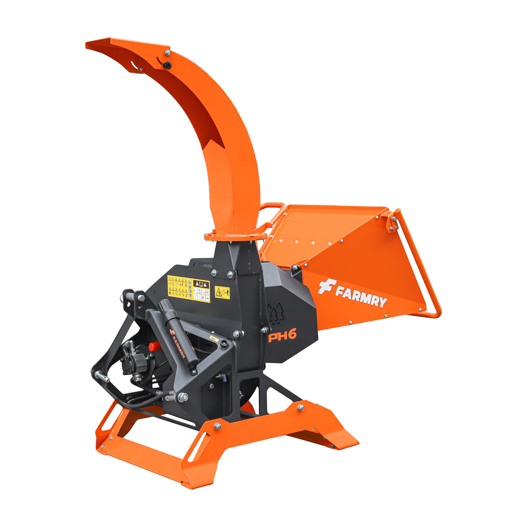 6" Hydraulic Category 1 3-Point PTO Wood Chipper for Tractors up to 75 HP – PTO Shaft Included WCPH6