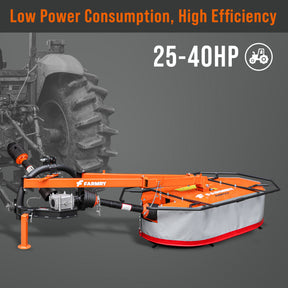 53" Cutting Width, Drum Mower for Tractor, DM53