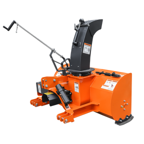 60" 3 Point Hitch Snow Blower for 18-45HP Tractor, CAT 1&2, 22” Impeller diameter, Manual 360 ° Snow Chute, Snow Shovel for JAM Clearance and PTO Shaft with Cluth included, TSB60