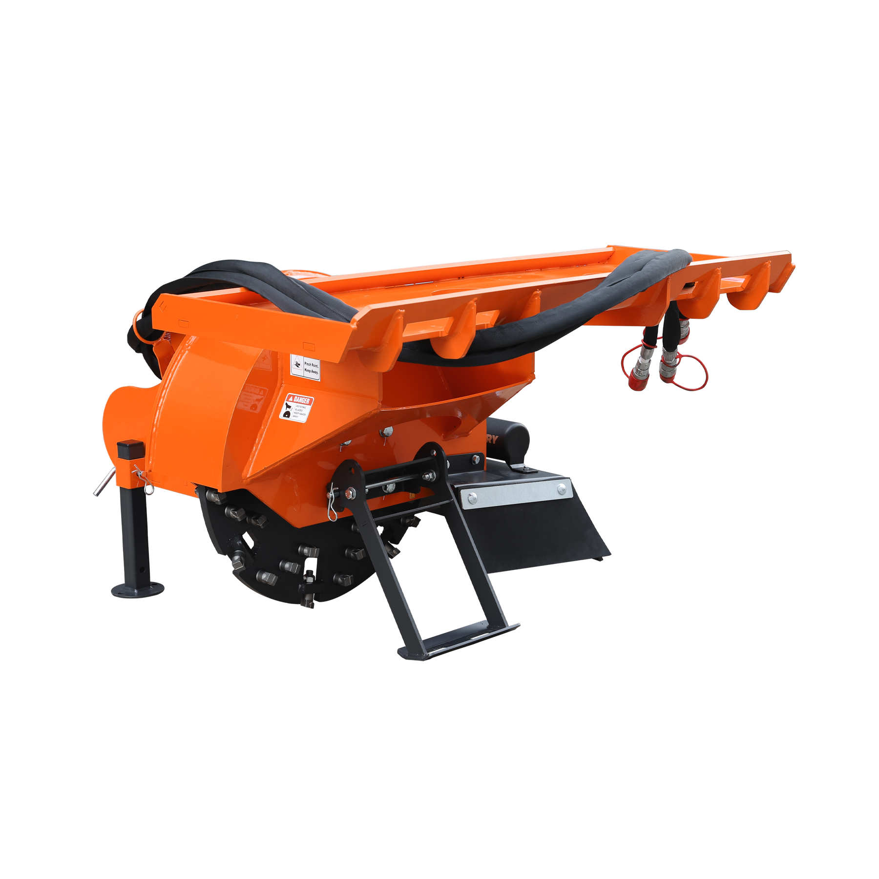 24 inch Stump Grinder for Skid Steer Loader,18 to 23GPM, SSG24(Orange)