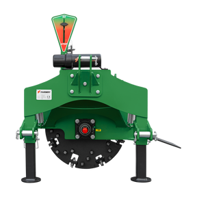 3-Point PTO Stump Grinder PRO, Two Torsion Springs, Speed Indicator, 34 Carbide Teeth, for 15-45HP Tractors, PTO Shaft Included with Slip Clutch. SG24 Pro