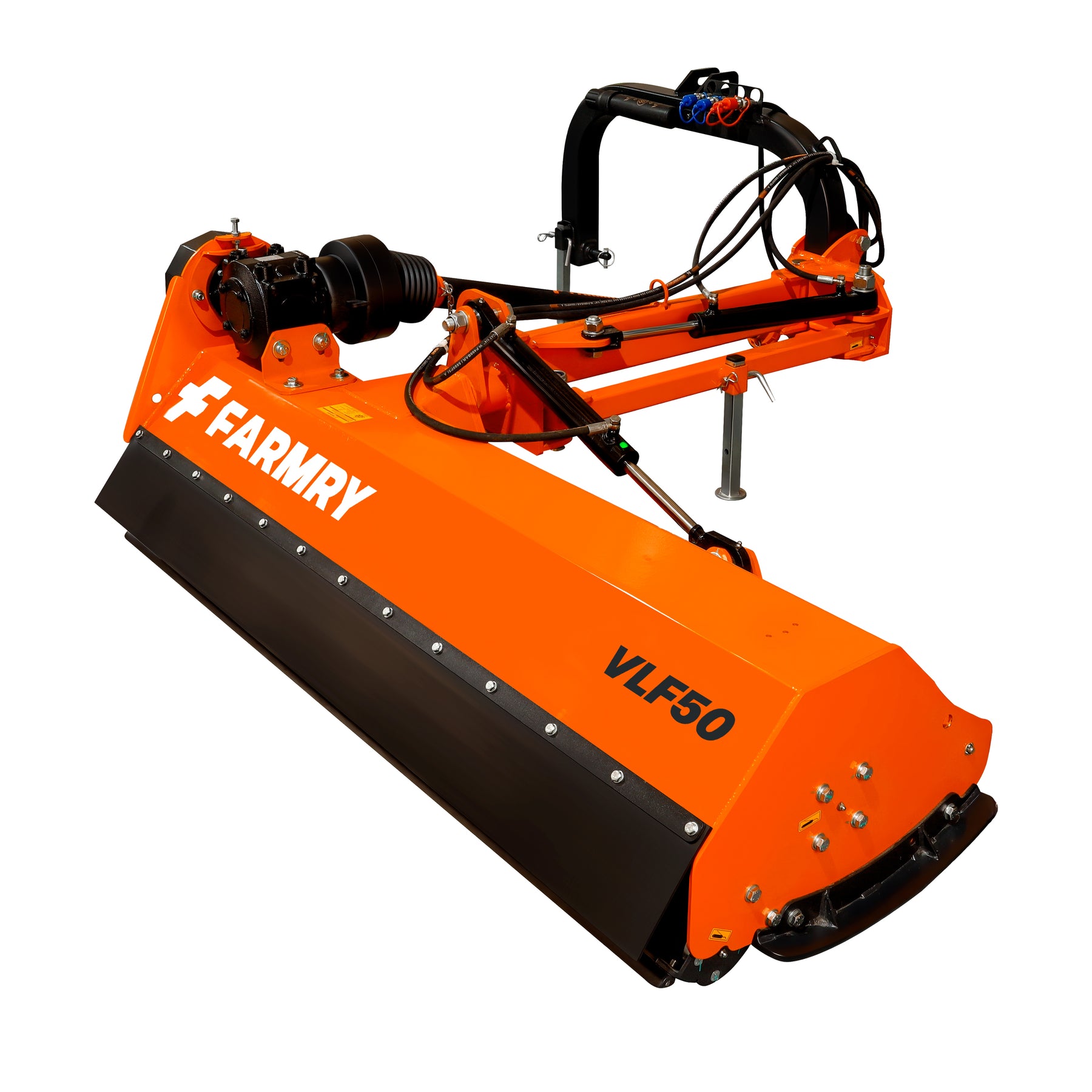 3 Point 50" Hydraulic Offset Flail Ditch Bank Mower for Category 1 Tractors, 25-45HP, VLF50