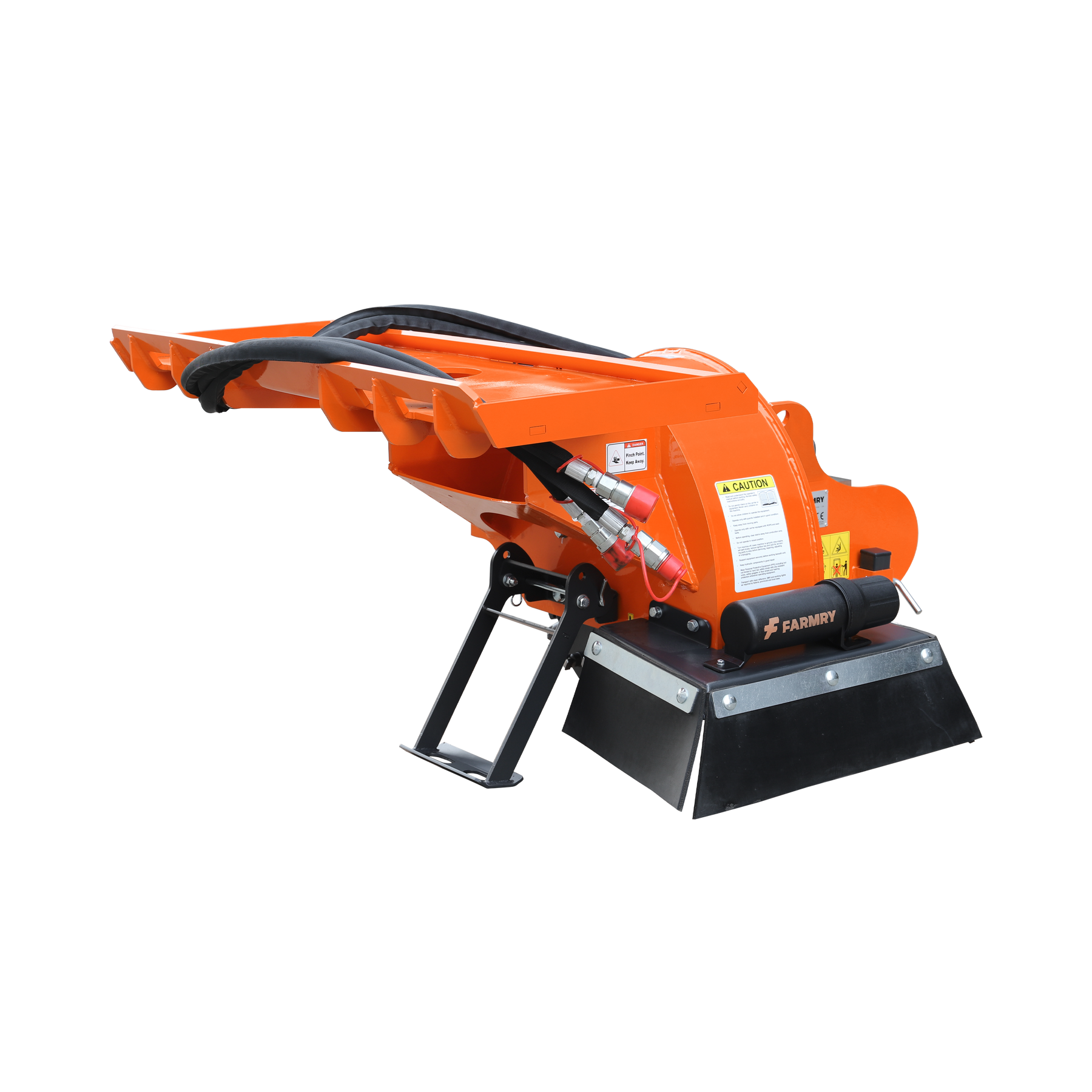 24 inch Stump Grinder for Skid Steer Loader,18 to 23GPM, SSG24(Orange)