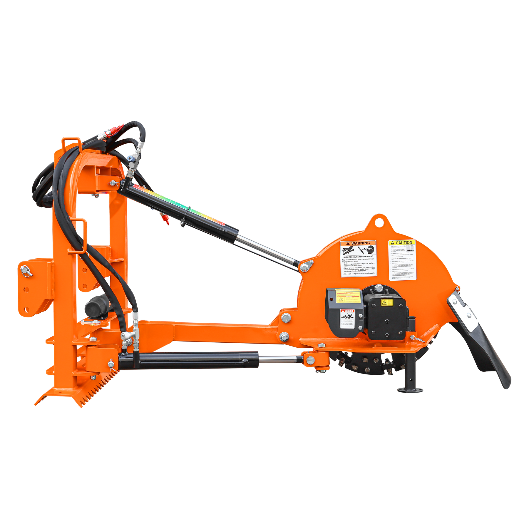 24 inch Hydraulic Stump Grinder with 56ps Carbide Teeth for Tractor From 25hp To 60hp, Premium Driveline with Included, HSG24