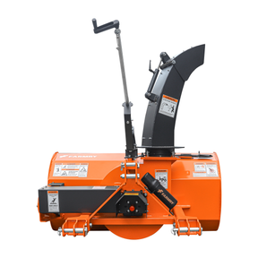 60" 3-Point Hitch Snow Blower for 18-45HP Tractor, CAT 1 & 2, 22" Impeller Diameter, Manual 360° Snow Chute, Snow Shovel for JAM Clearance and PTO Shaft with Clutch Included, TSB60