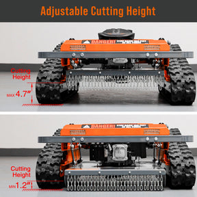 Farmry RM20 Remote-Controlled Track Mower – 20.9" Cut, 6.1HP Gas Engine