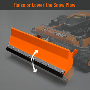 Remote-Controlled Track Mower with Snow Plow – 20.9" Cut, 6.1HP, RM20S