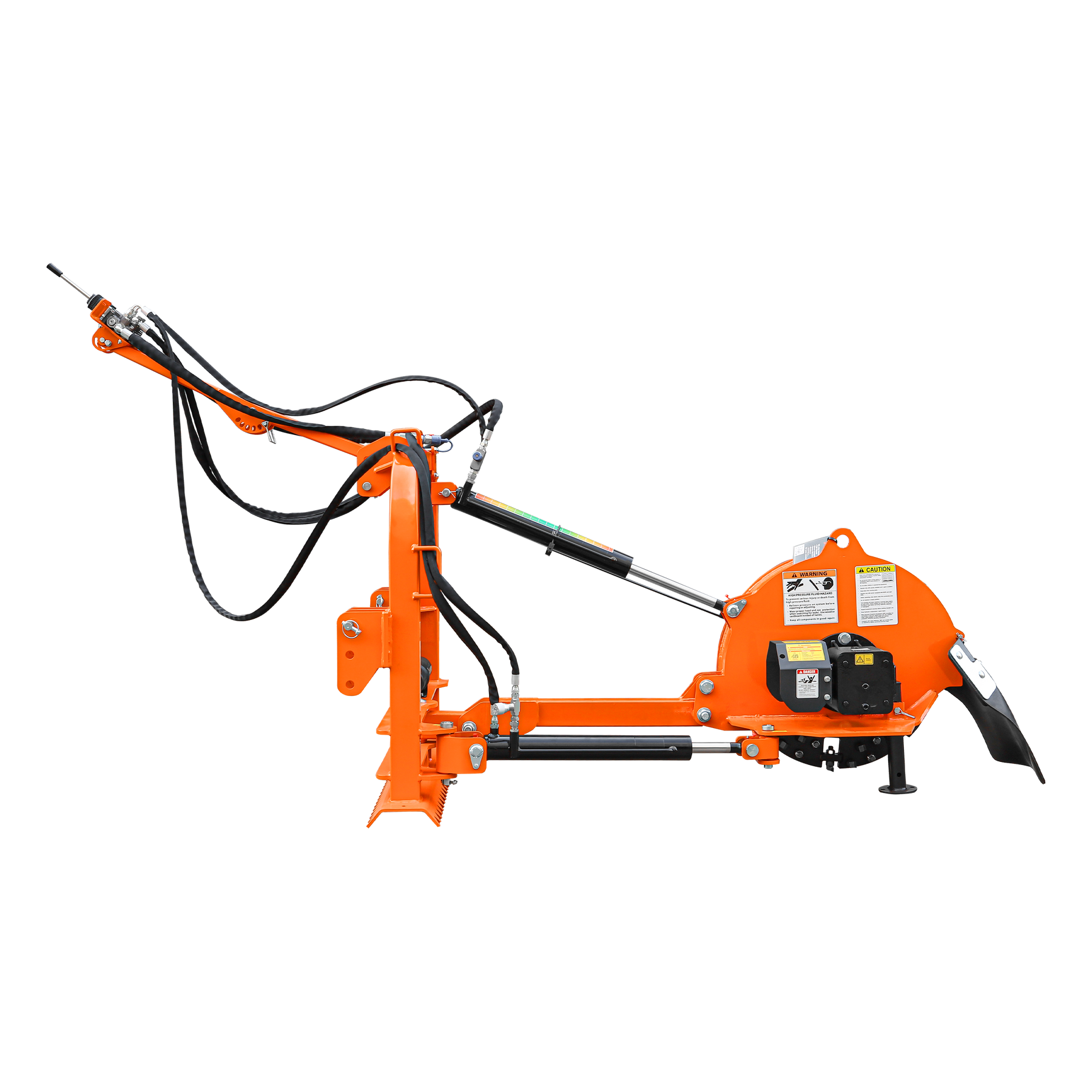 24 inch Hydraulic Stump Grinder with 56ps Carbide Teeth and Self Contained Control Valve for Tractor From 25hp To 60hp, Premium Driveline Included, HSG24PRO