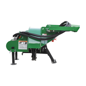 24 inch Skid Steer Loader Stump Grinder with Flexible Coupling and 3 Time Indexing Carbide Teeth, 18 to 23GPM, SSG24PRO(Green)