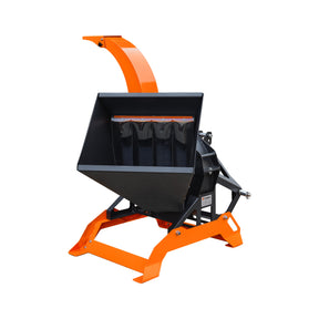 5” PTO Wood Chipper + Stump Grinder Bundle for 15–45HP Tractors | WCAP5 + SG24 Orange Combo
