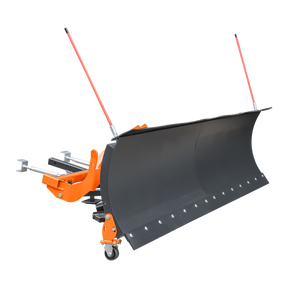 SP84 84" Truck/SUV Front Mount Snow Pusher, Left and Right Angle, 2" Mount Receiver, Wireless Winch Control