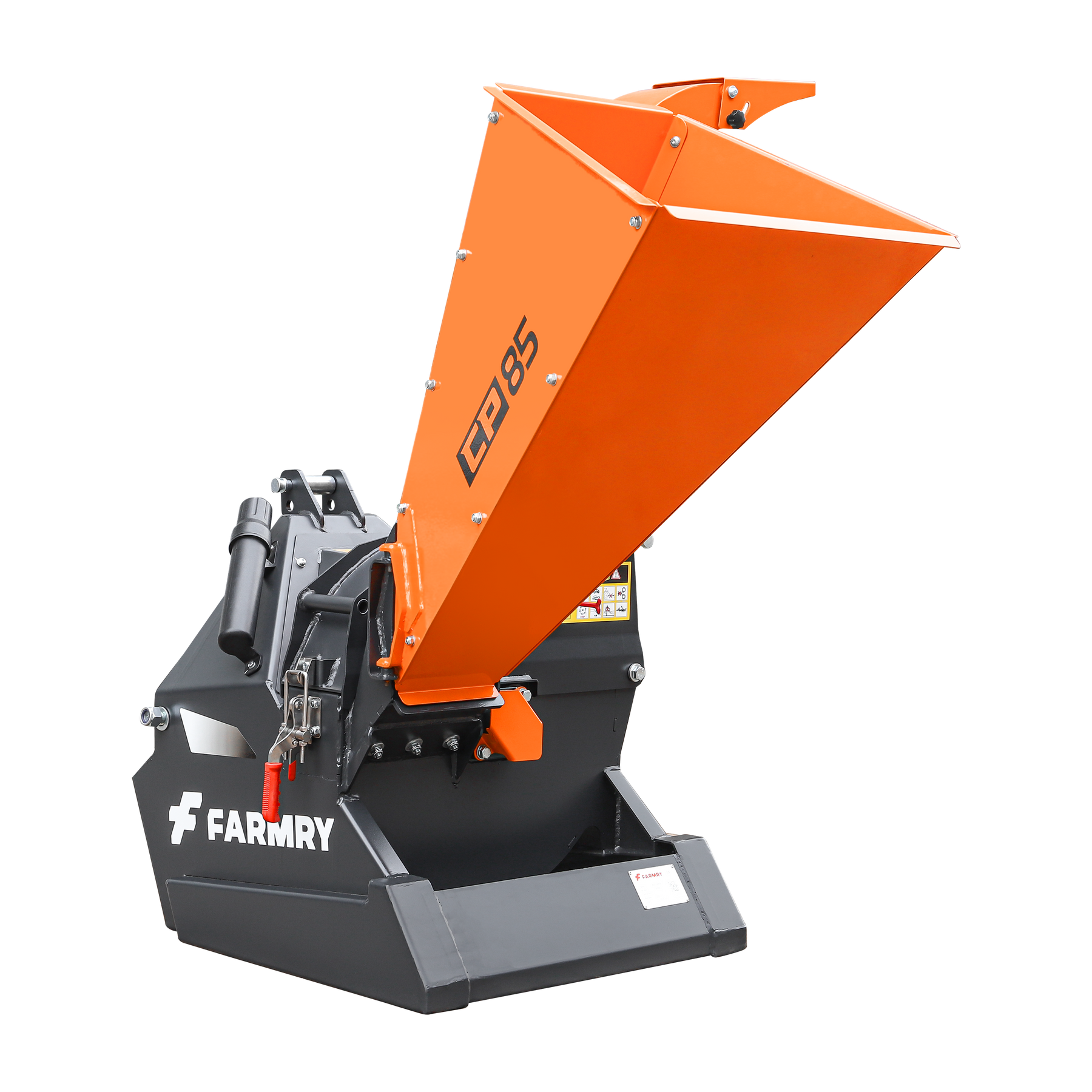 FARMRY PTO Wood Chipper for Tractors | Durable 3-Point Hitch Brush Shredder Model CP85