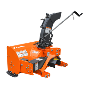 48" 3-Point Hitch Snow Blower for 15-35HP Tractor, CAT 1, 20" Impeller Diameter, Manual 360° Snow Chute, Snow Shovel for JAM Clearance and PTO Shaft with Clutch Included, TSB48