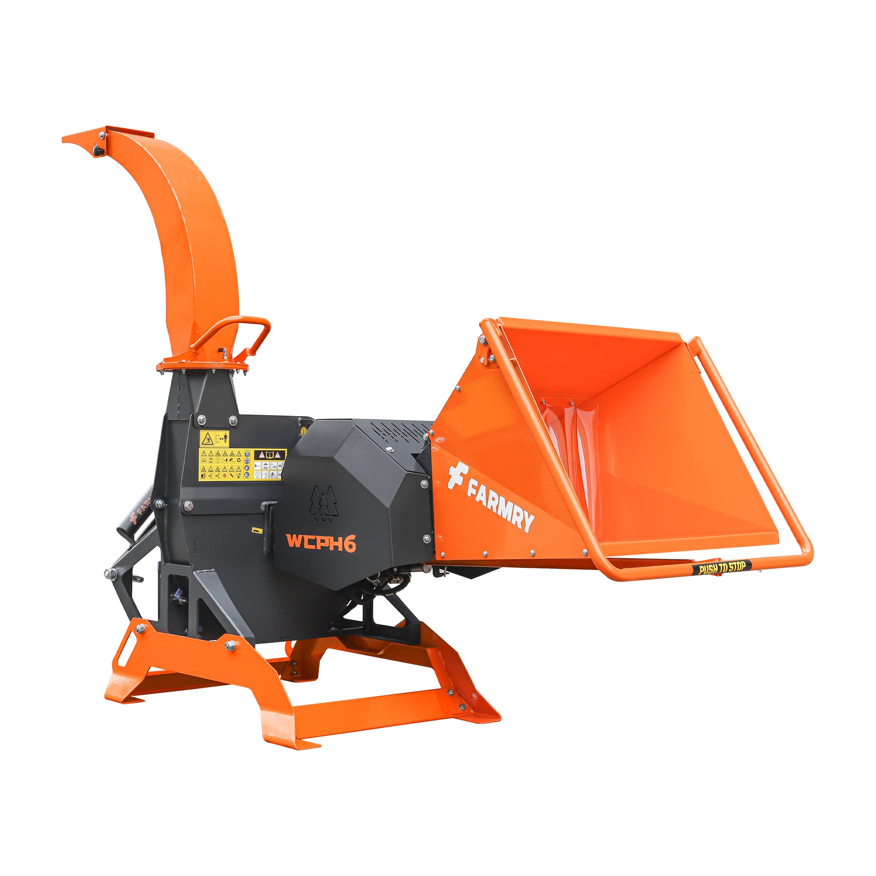 6" Hydraulic Category 1 3-Point PTO Wood Chipper for Tractors up to 75 HP – PTO Shaft Included WCPH6