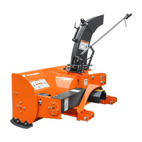 60" 3 Point Hitch Snow Blower for 18-45HP Tractor, CAT 1&2, 22” Impeller diameter, Manual 360 ° Snow Chute, Snow Shovel for JAM Clearance and PTO Shaft with Cluth included, TSB60