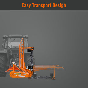 3 Point 65" Disc Mower, 4 discs, PTO Powered 35–80HP Hay Cutter for Category 1 & 2 Tractors, DHM6