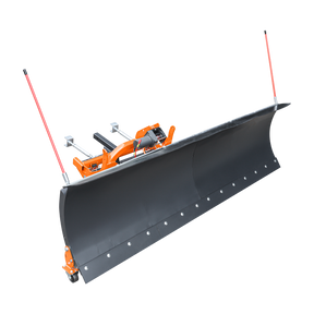 SP84 84" Truck/SUV Front Mount Snow Pusher, Left and Right Angle, 2" Mount Receiver, Wireless Winch Control